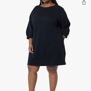 XXL BLACK SWEATSHIRT DRESS!  BRAND NEW WITH Tags and still in package!